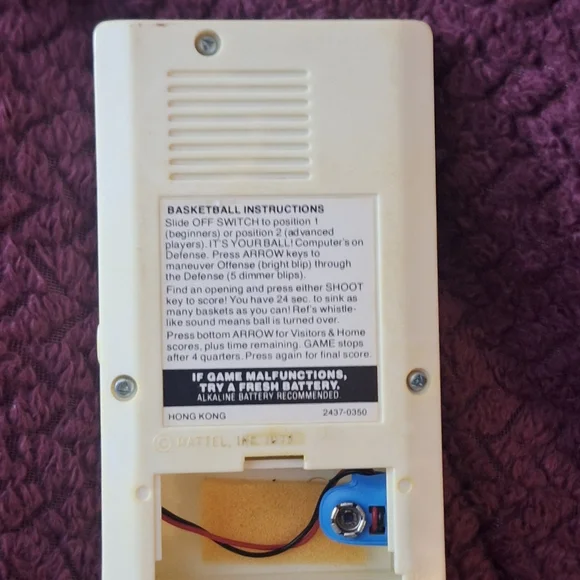 Mattel Electronics Basketball Handheld Game - Picture 2 of 3